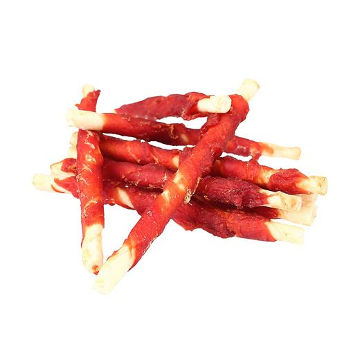 Fitmin For Life Kachní maso na buvolí kosti pochoutka pro psy, 200 g Pamlsek pro psy Kachní maso na buvolí kosti, 200g.