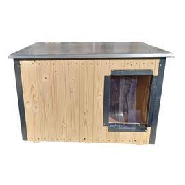 Zateplená dřevěná bouda pro psy