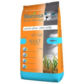 Nativia Cat Active Salmon & Rice, 1,5 kg