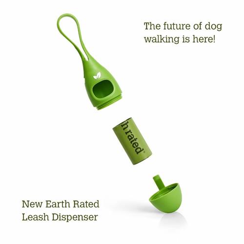 Zásobník Earth Rated na sáčky pro psí exkrementy s 15 sáčky bez vůně Zásobník ER na sáčky pro psí exkrementy.