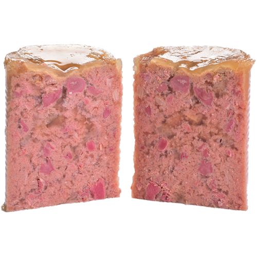 Brit Dog konzerva pro psy Paté & Meat Salmon, 400 g Konzerva pro psy Brit Paté & Meat Salmon, 400 g - obsah konzervy.