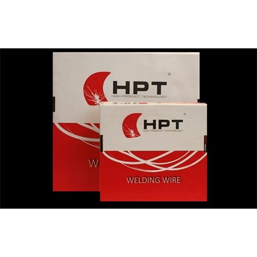Drát svařovací pro CO, HPT HTW 50 - průměr drátu 0,8 mm, cívka 5 kg Drát svařovací pro CO, HPT HTW 50, 5 kg, průměr 0,8 mm