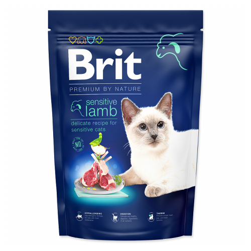Brit Premium by Nature Cat Sensitive Lamb 1,5 kg Granule Brit Premium Cat Sensitive Lamb, 1,5 kg.