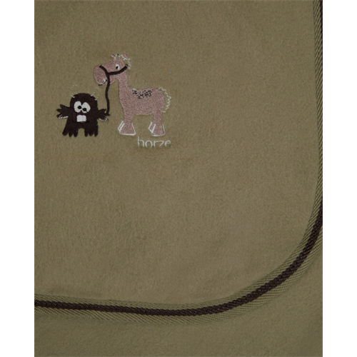 Fleecová deka Horze Monster, Pony - písková, vel. 115 cm Deka fleecová Horze Monster, písková, 115 cm