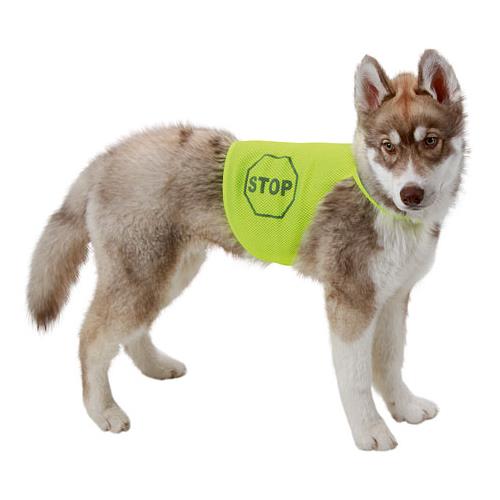 Bezpečnostní vesta pro psy, reflexní, žlutá - 40 - 50 cm Vesta bezpečnostní pro psy, reflexní, 40-50 cm
