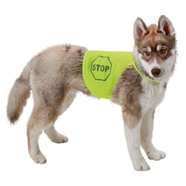 Bezpečnostní vesta pro psy, reflexní, žlutá