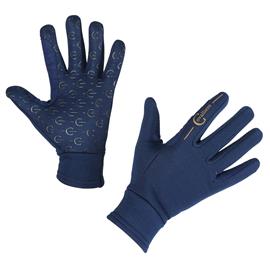 Jezdecké zimní rukavice Covalliero Inari, modré