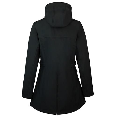 Dámský zimní softshellový kabát Horze Freya, černý - černý, vel. 38 Kabát zimní Horze Freya soft., černý, vel. 38 XX