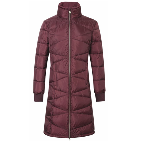 Dámský zimní kabát Covalliero 2022, vínový - vel. XL Kabát zimní Covalliero 2022, vínový, XL