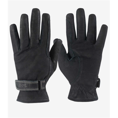 Zimní kožené rukavice B-Vertigo Milan, černé - vel. 7 Rukavice zimní kožené Horze Milan, 7