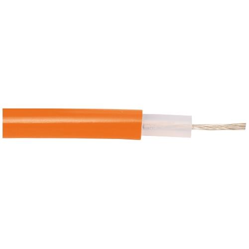 Vysokonapěťový kabel pro elektrické ohradníky - dvojitá izolace - 50 m Vysokonapěťový kabel pro elektrické ohradníky - dvojitá izolace, oranžový, 50 m