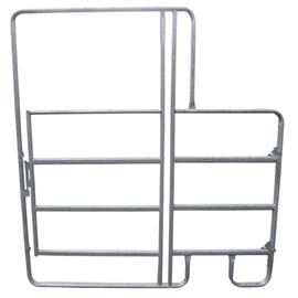 Panel ohradní s dveřimi pozink, 4 př., v. 1,45 m, řetízek, délka 2,05 m - odlehčená konstrukce