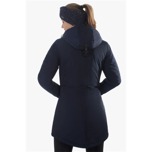 Zimní jezdecký kabát QHP Linde, modrý - vel. 38 Bunda zimní QHP Linde, modrá, 38