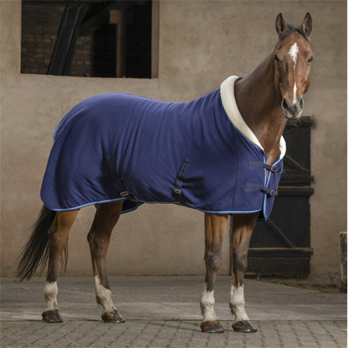 Fleecová deka Riding World Comfort, modrá - 165 cm Deka fleecová Riding World Confort, modrá, 165cm