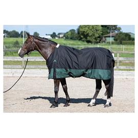 Nepromokavá deka Harrys Horse, 0 gr, černo-zelená, 145 cm