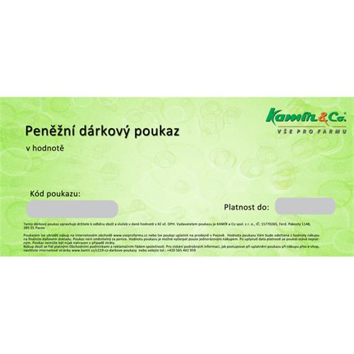 Dárkový poukaz 2000 Kč Dárkový poukaz 2000 Kč