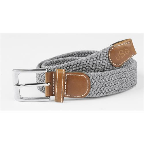 Pletený pásek USG Casual - šedý, 80 cm Pásek pletený USG, šedý