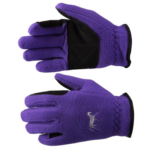 Dětské fleesové rukavice Horze, modré - fialové, vel. 5 Rukavice dětské fleece Horze, fialové, vel. 5