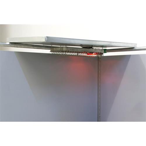 Tepelný zářič IPX7 150 W s červeným světlem Zářič tepelný IPX7 150 W s červeným světlem.
