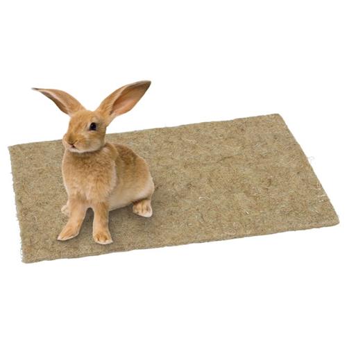 Přírodní podložka do klece pro králíky - 60×120×1 cm Podložka do klece pro králíky.
