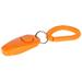 Výcvikový clicker - klikr a píšťalka 2v1, oranžový Clicker a píšťalka 2v1, oranžová, 8 cm.