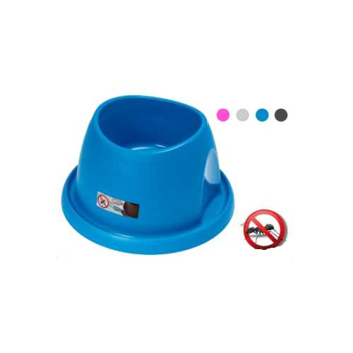 Plastová hluboká miska proti mravencům vhodná i pro kokry, mix barev - průměr 21 cm, výška 11 cm Plastová hluboká miska proti mravencům, mix barev, malá, Průměr 21cm, výška 11cm, hloubka 6cm