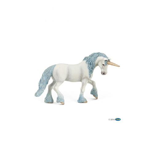 Plastový jednorožec Unicorn - bílo-modrý Jednorožec plastový Papo Unicorn, bílo-modrý