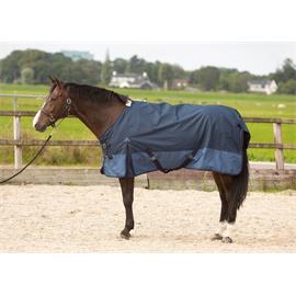 Nepromokavá deka Harrys Horse, s fleecem, modro-modrá