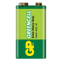 Baterie GP GREENCELL Extra Heavy Duty 1604G 6F22, 9V
