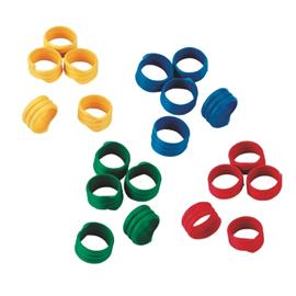 Spirálové rozlišovací kroužky na slepice 16 mm