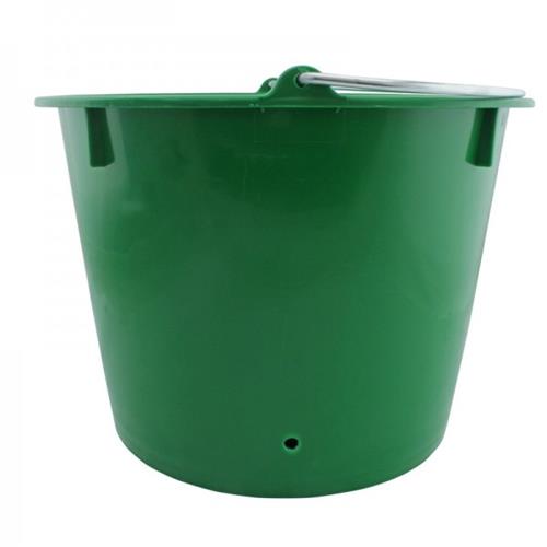 Kbelík plastový s odvodňovací vložkou, 20 l pro pěstování plodin, zelený Kbelík plastový s odvodňovací vložkou, 20 l pro pěstování plodin, zelený