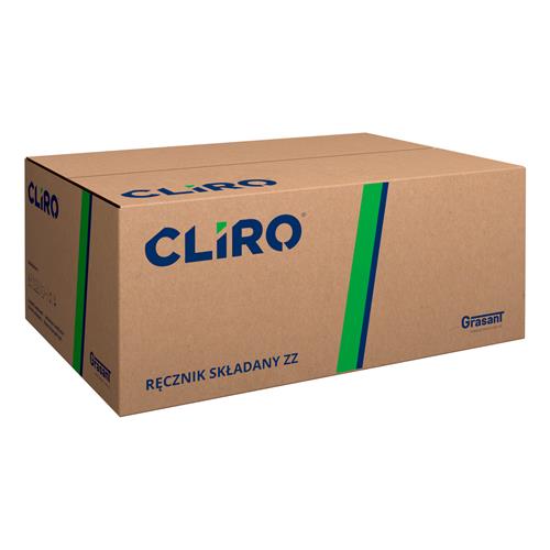 Ručníky papírové skládané Cliro ZZ - 32 x 4000 ks, 1vrstvé Ručníky papírové skládané Cliro ZZ - 32 x 4000 ks