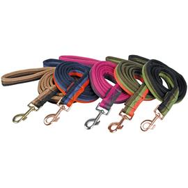 Měkké vodítko Harrys Horse, klasická karabina, 2 m, mix barev