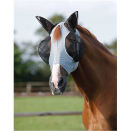 Elastická maska na uši Premier Equine, modrá/šedá