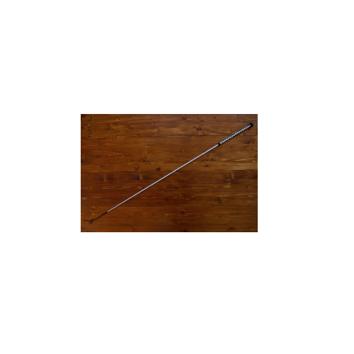 Drezurní bič Small Paul, ručně pletený - bílo-černý, 100 cm Bič Small Paul drezurní, bílo-černý, 100 cm