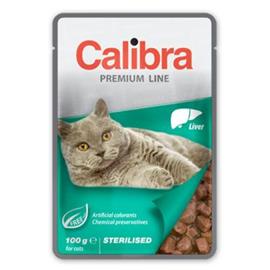 Calibra Cat kapsa Premium Sterilised Liver 100 g