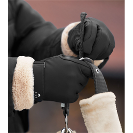 Zimní jezdecké rukavice Elt St. Moritz, černé