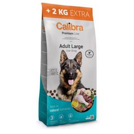 Calibra Dog Premium Line Adult Large 12 kg + 2 kg Zdarma uvnitř