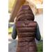 Dámská zimní vesta Covalliero 2023, dlouhá, hnědá - vel. L Vesta zimní Covalliero 2023, hnědá, L