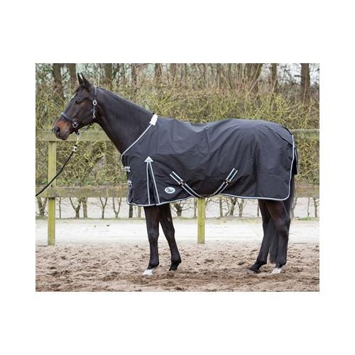Nepromokavá deka Harrys Horse, s fleesem, černá - vel. 135cm Deka neprom. HH s fleecem, černá, vel. 135cm