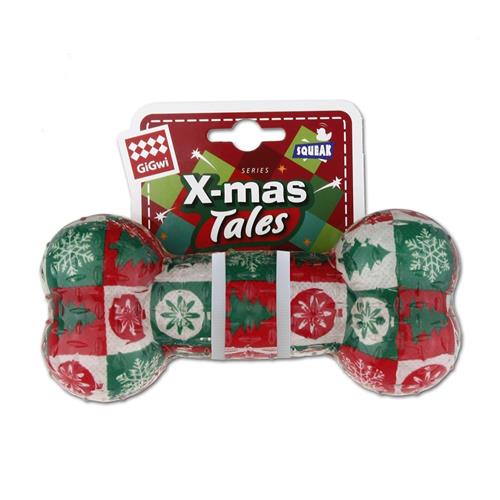 Hračka pro psy GiGwi vánoční kost, 16×7 cm Hračka pro psy GiGwi vánoční kost, 16×7 cm.