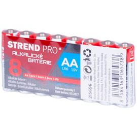Tužkové baterie Strend Pro, LR6, AA, 8 ks