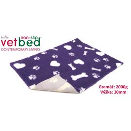Deka Drybed, Motivy fialová, 100 x 75 cm