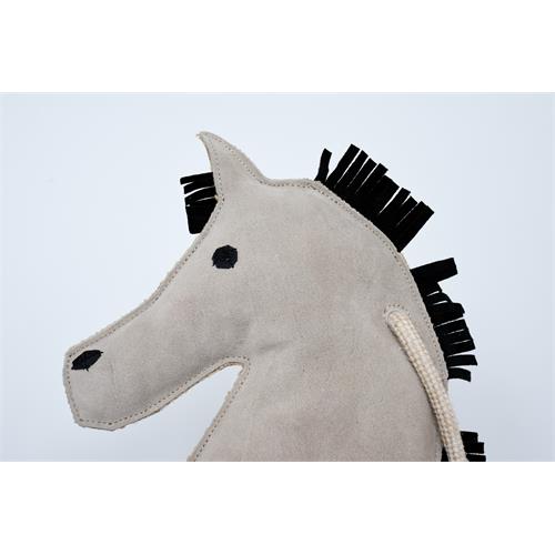 Kožená hračka QHP - koník Hračka pro koně Koník