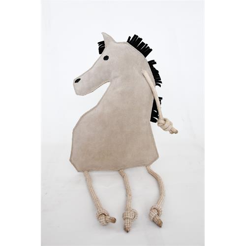Kožená hračka QHP - koník Hračka pro koně Koník