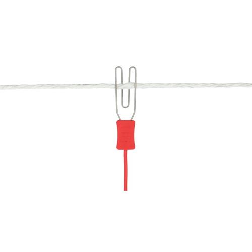 Kabel připojovací s drátěnou spojkou ve tvaru srdce, 125 cm, očko 8 mm Kabel připojovací s drátěnou spojkou ve tvaru srdce, 125 cm, očko 8 mm