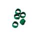 Spirálové rozlišovací kroužky na slepice 25 mm - zelené Kroužky spirálové pro drůbež 25mm, zelené