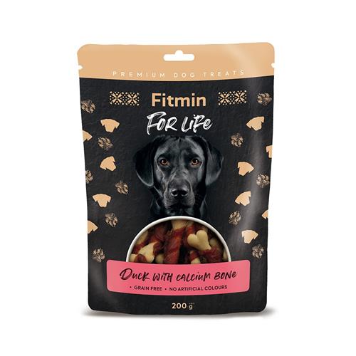 Fitmin For Life Kachní maso na kalciové kosti pochoutka pro psy, 200 g Pamlsek pro psy Kachní maso na kal. kosti, 200 g.