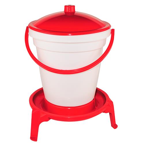 Napájecí kbelík pro drůbež s nožičkami - 18 l Kbelík napájecí s plovákem a nožičkami 18 l.