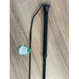 Drezurní bič FLECK s protiskluzovou rukojeťí, černý, 110 cm